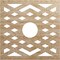 Ekena Millwork Chevron Wood Fretwork Pierced Ceiling Medallion, Red Oak, 34"OD x 8 3/4"ID x 3/8"T CMWP34X34X0375CHRO - alternate 1